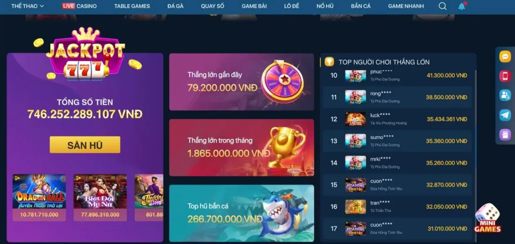 Tính năng mới của nền tảng luck8333